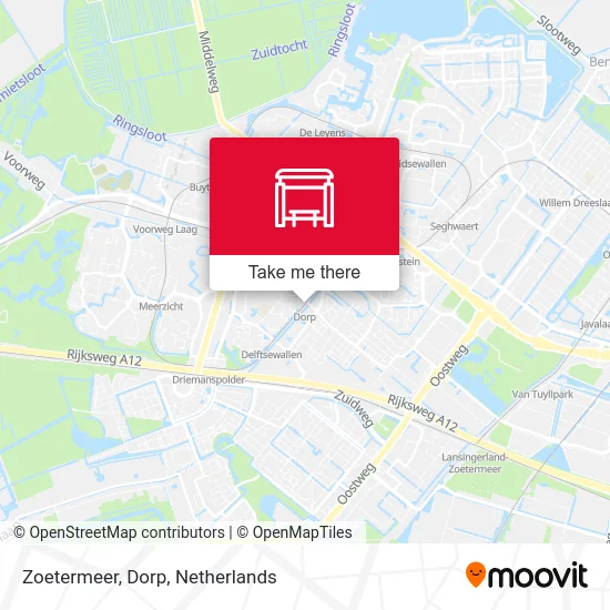 Zoetermeer, Dorp map