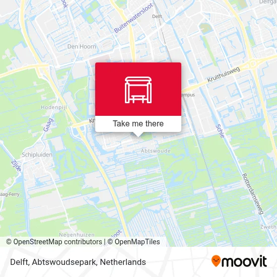 Delft, Abtswoudsepark map