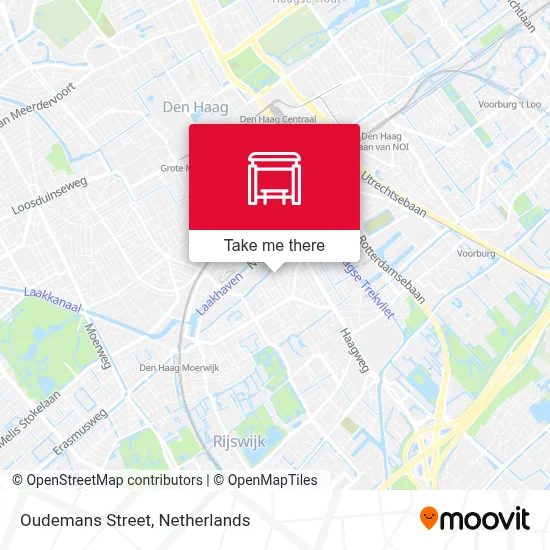 Oudemansstraat map