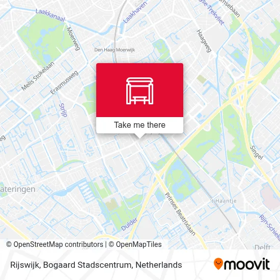 Rijswijk, Bogaard Stadscentrum map