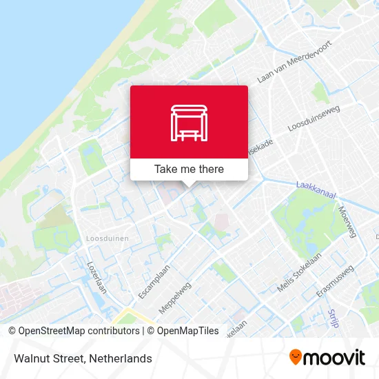 Walnootstraat Karte