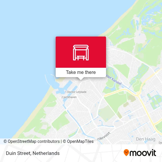 Duinstraat Karte