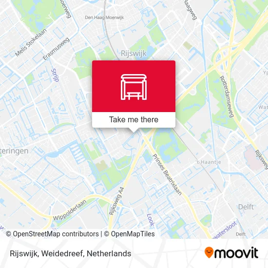 Rijswijk, Weidedreef Karte