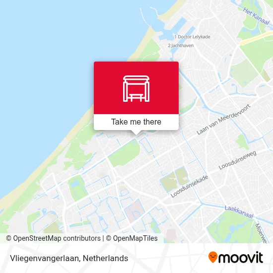 Vliegenvangerlaan map