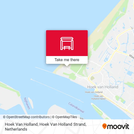 Hoek Van Holland, Hoek Van Holland Strand map