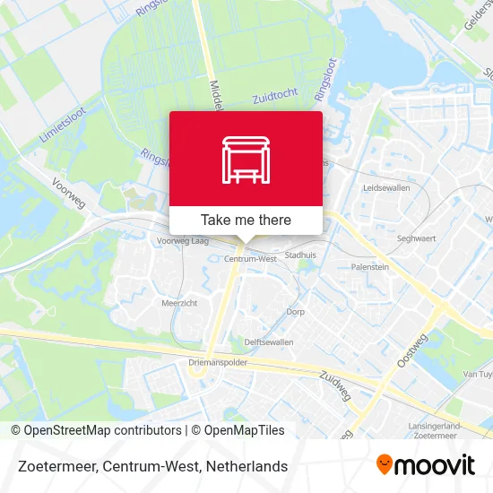 Zoetermeer, Centrum-West map