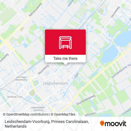 Leidschendam-Voorburg, Prinses Carolinalaan map