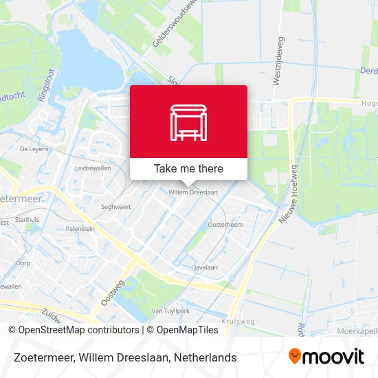 Zoetermeer, Willem Dreeslaan map