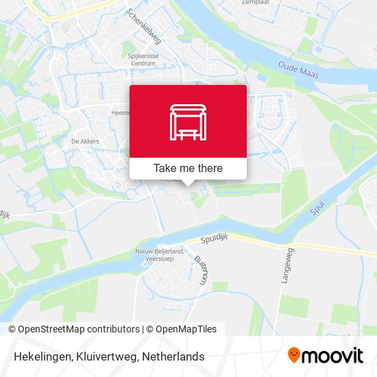 Hekelingen, Kluivertweg map