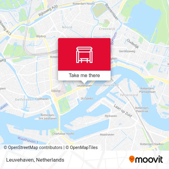 Leuvehaven map