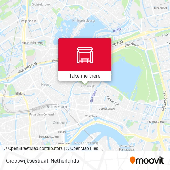 Crooswijksestraat Karte