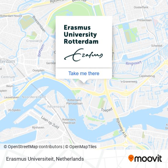 Erasmus Universiteit Karte