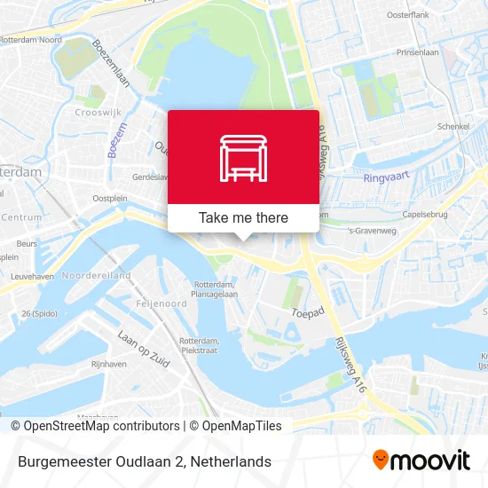 Burgemeester Oudlaan 2 Karte