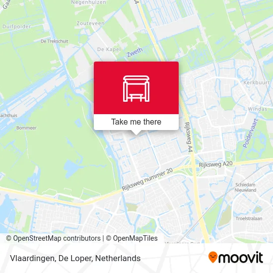 Vlaardingen, De Loper map