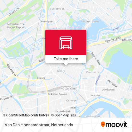 Van Den Hoonaardstraat Karte