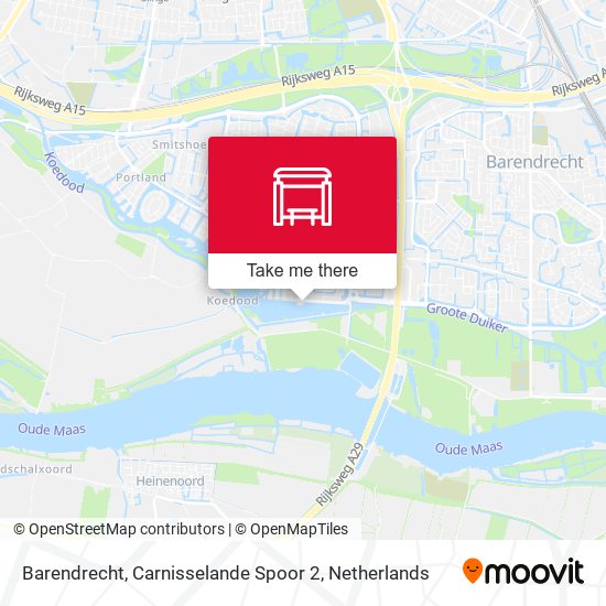 Barendrecht, Carnisselande Spoor 2 map