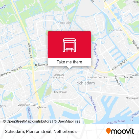 Schiedam, Piersonstraat map