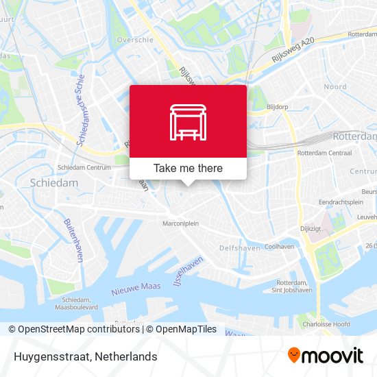Huygensstraat map