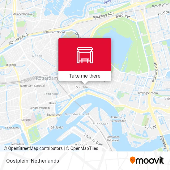 Oostplein map