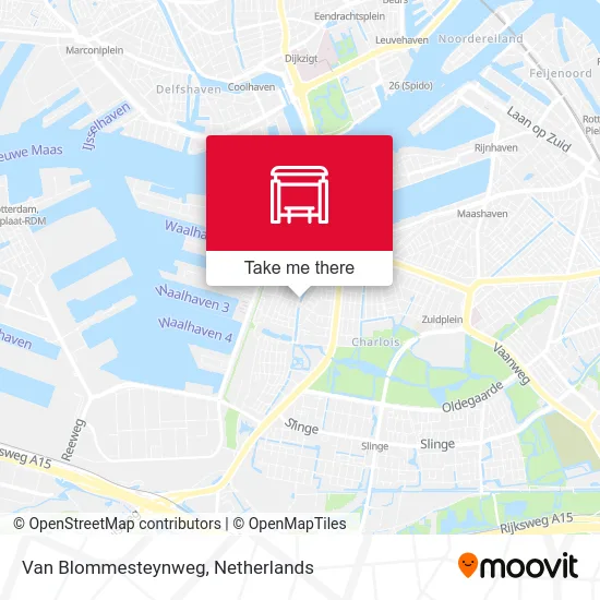 Van Blommesteynweg map