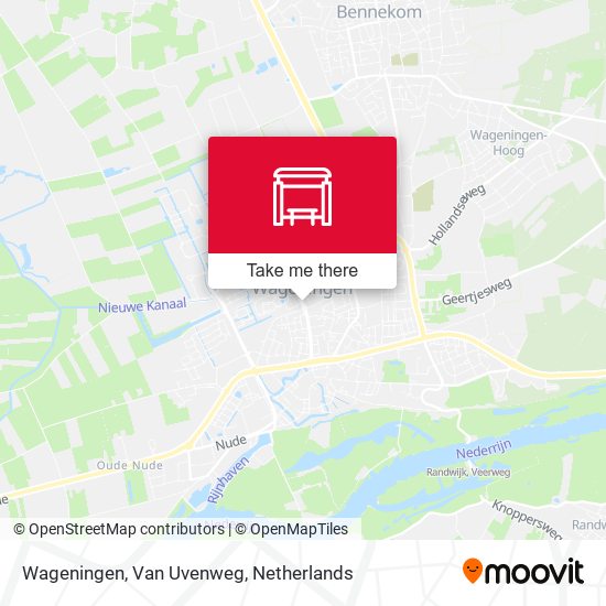 Wageningen, Van Uvenweg map