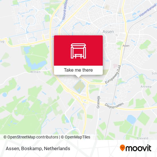 Assen, Boskamp map