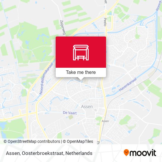 Assen, Oosterbroekstraat Karte