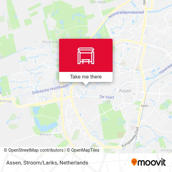 Assen, Stroom/Lariks map