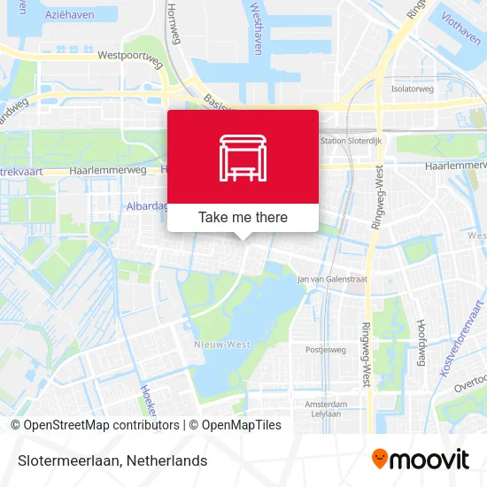 Slotermeerlaan map