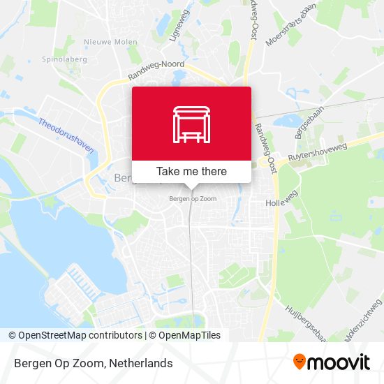 Bergen Op Zoom map