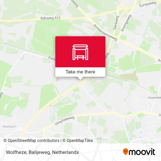 Wolfheze, Balijeweg map