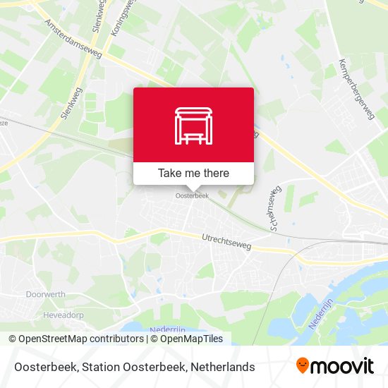 Oosterbeek, Station Oosterbeek map