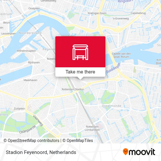 Stadion Feyenoord map