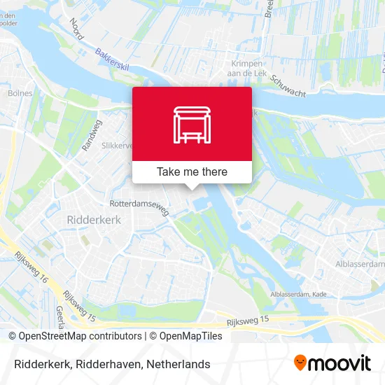 Ridderkerk, Ridderhaven Karte