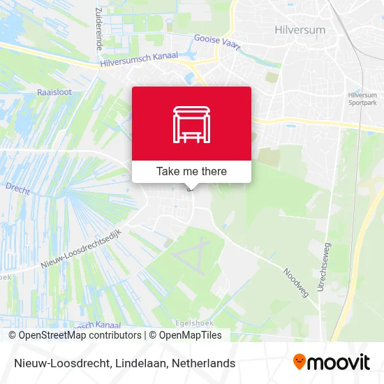 Nieuw-Loosdrecht, Lindelaan map