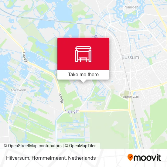 Hilversum, Hommelmeent map