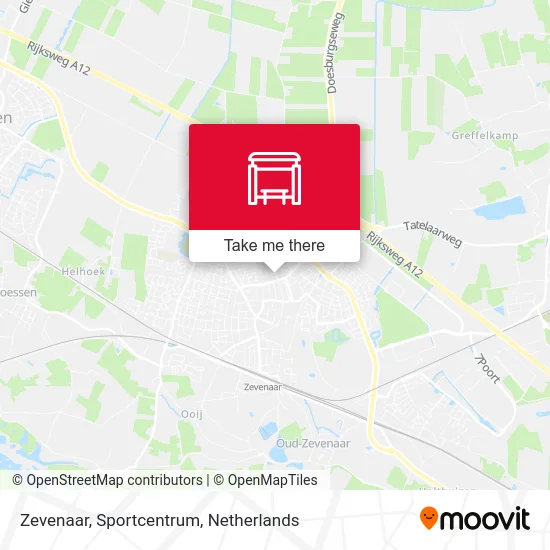 Zevenaar, Sportcentrum map