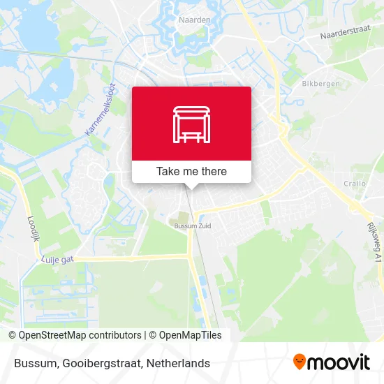 Bussum, Gooibergstraat map