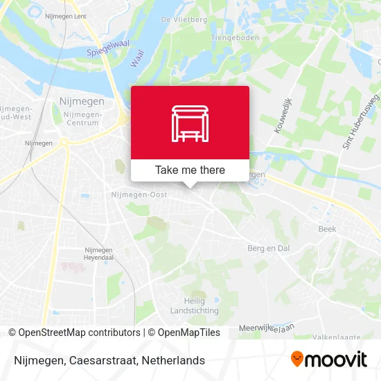 Nijmegen, Caesarstraat map