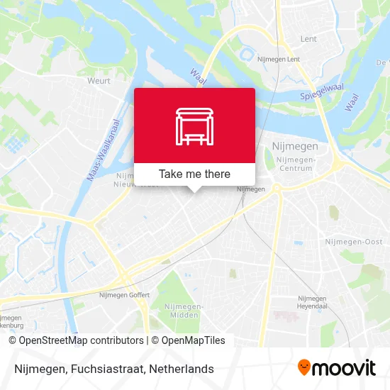 Nijmegen, Fuchsiastraat map