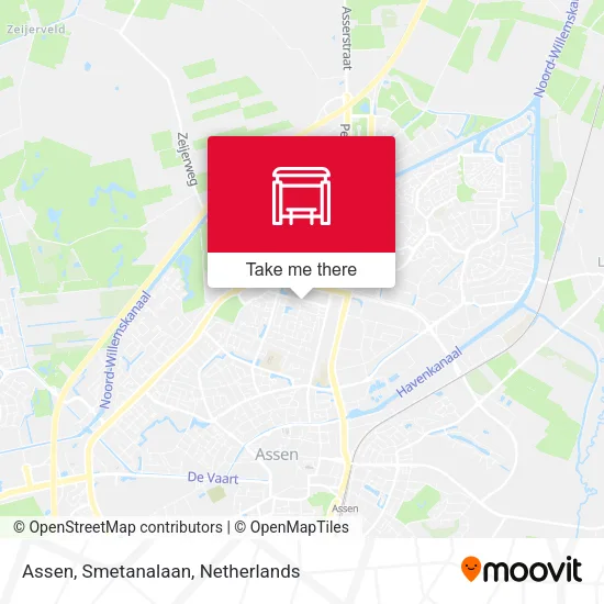 Assen, Smetanalaan map