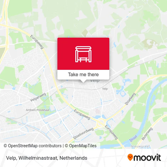 Velp, Wilhelminastraat map