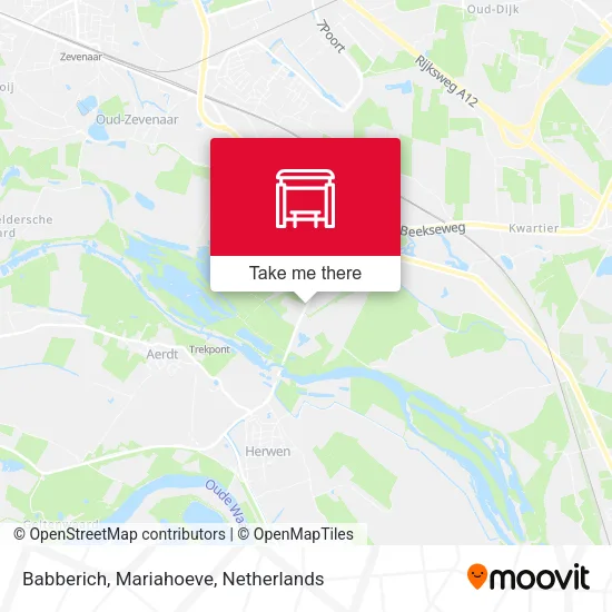 Babberich, Mariahoeve map