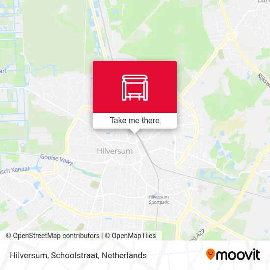 Hilversum, Schoolstraat Karte