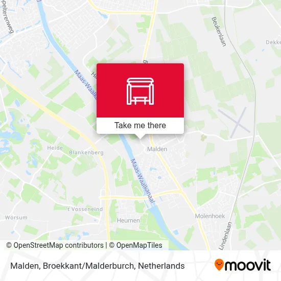 Malden, Broekkant/Malderburch map