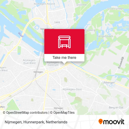 Nijmegen, Hunnerpark map