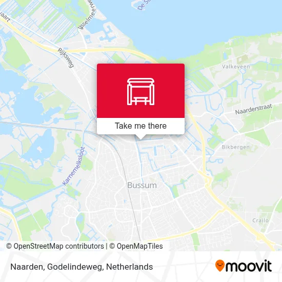 Naarden, Godelindeweg Karte