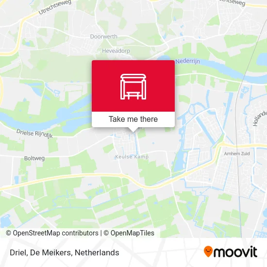 Driel, De Meikers map