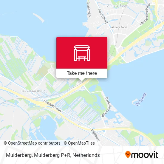Muiderberg, Muiderberg P+R map