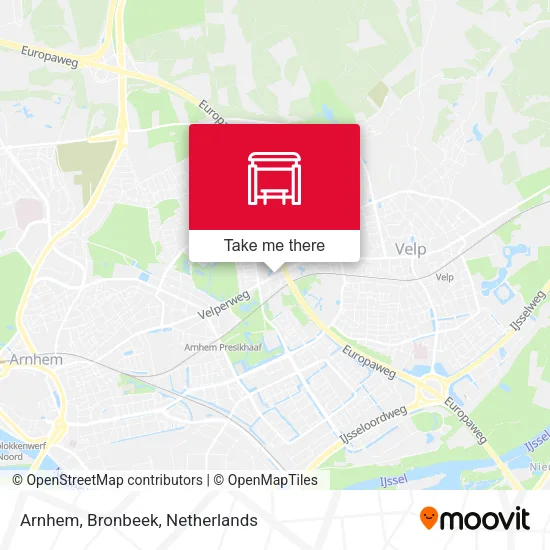 Arnhem, Bronbeek map